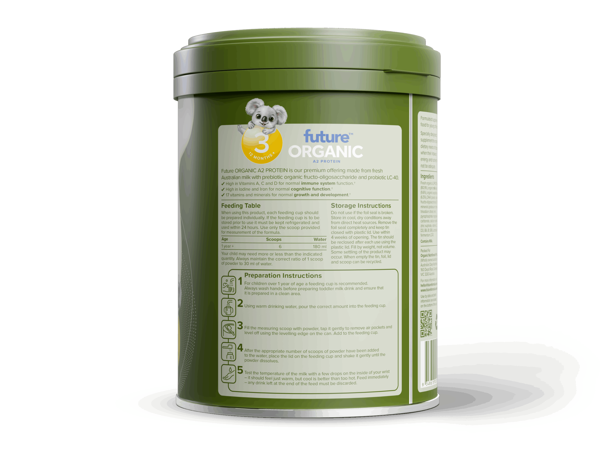 Future Organic A2 Protein Toddler Formula Stage 3