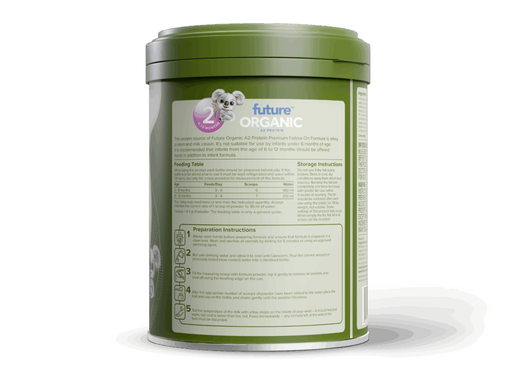 Future Organic A2 Protein Follow On Formula Stage 2