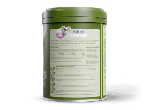 Future Organic A2 Protein Follow On Formula Stage 2